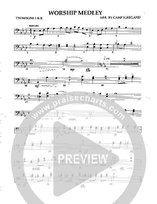 Worship Medley Trombone 1/2 (Camp Kirkland)