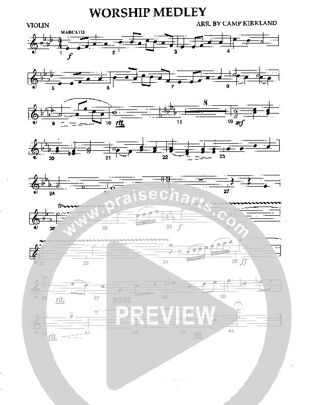 Worship Medley Violins (Camp Kirkland)