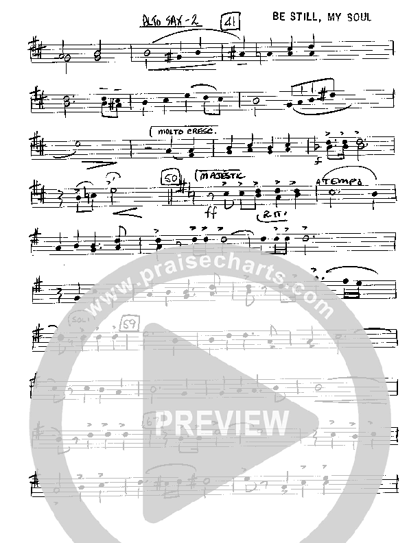 Be Still My Soul (Instrumental) Alto Sax (Camp Kirkland)