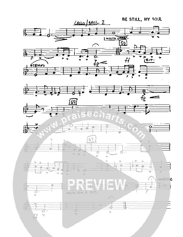 Be Still My Soul (Instrumental) Cello/Bass (Camp Kirkland)