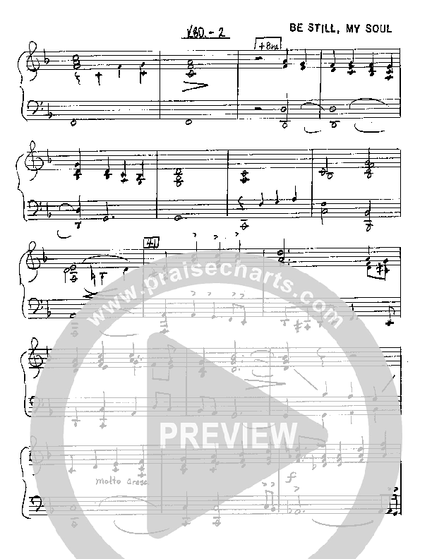 Be Still My Soul (Instrumental) Piano Sheet (Camp Kirkland)