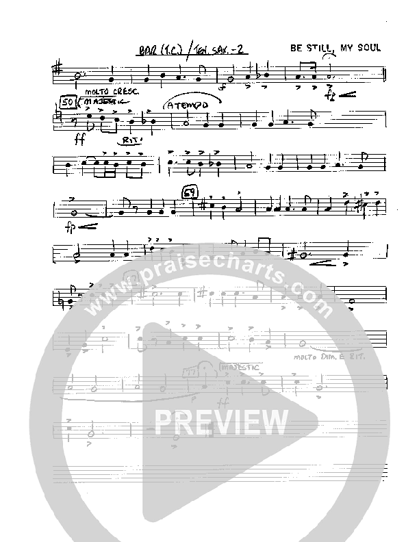 Be Still My Soul (Instrumental) Tenor Sax/Baritone T.C. (Camp Kirkland)