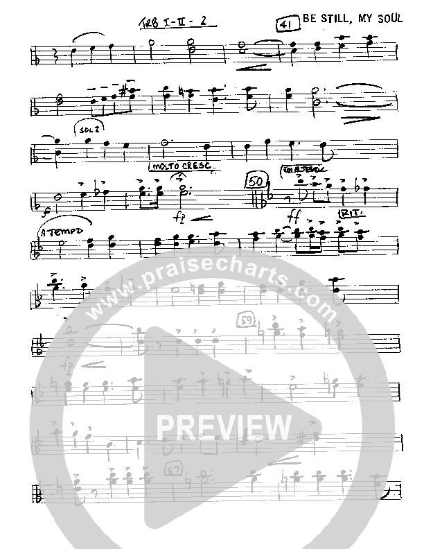 Be Still My Soul (Instrumental) Trombone 1/2 (Camp Kirkland)