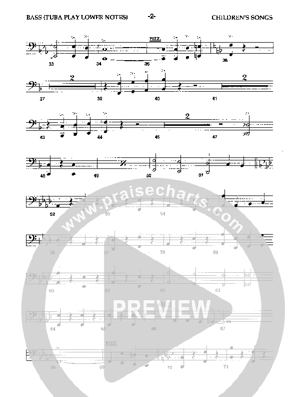 Children's Songs (Instrumental) Double Bass (Camp Kirkland)