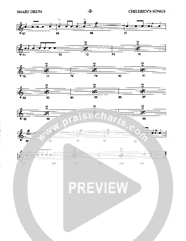 Children's Songs (Instrumental) Drum Set (Camp Kirkland)