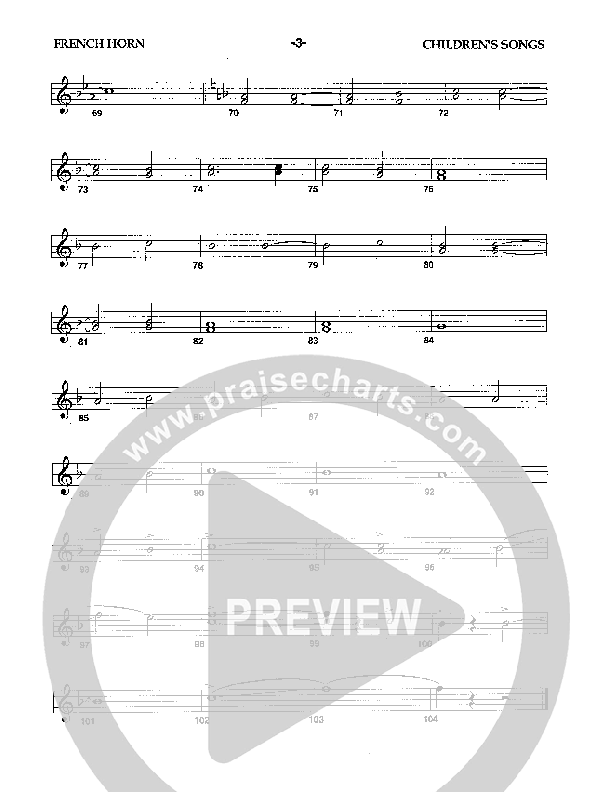 Children's Songs (Instrumental) French Horn (Camp Kirkland)