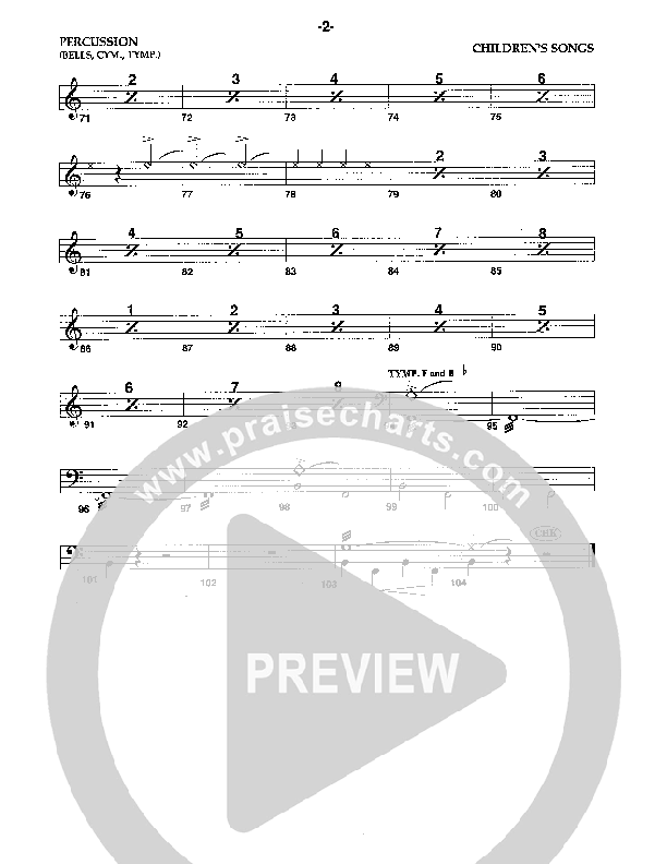 Children's Songs (Instrumental) Percussion (Camp Kirkland)