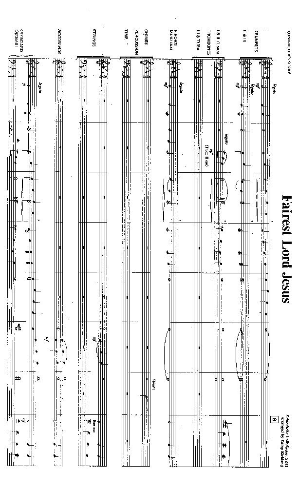 Fairest Lord Jesus (Instrumental) Orchestration (Camp Kirkland)