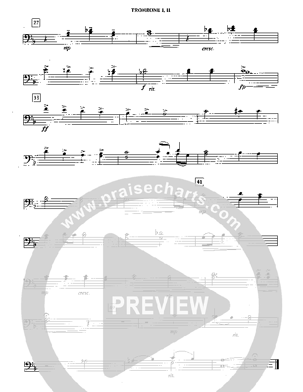 Fairest Lord Jesus (Instrumental) Trombone 1/2 (Camp Kirkland)