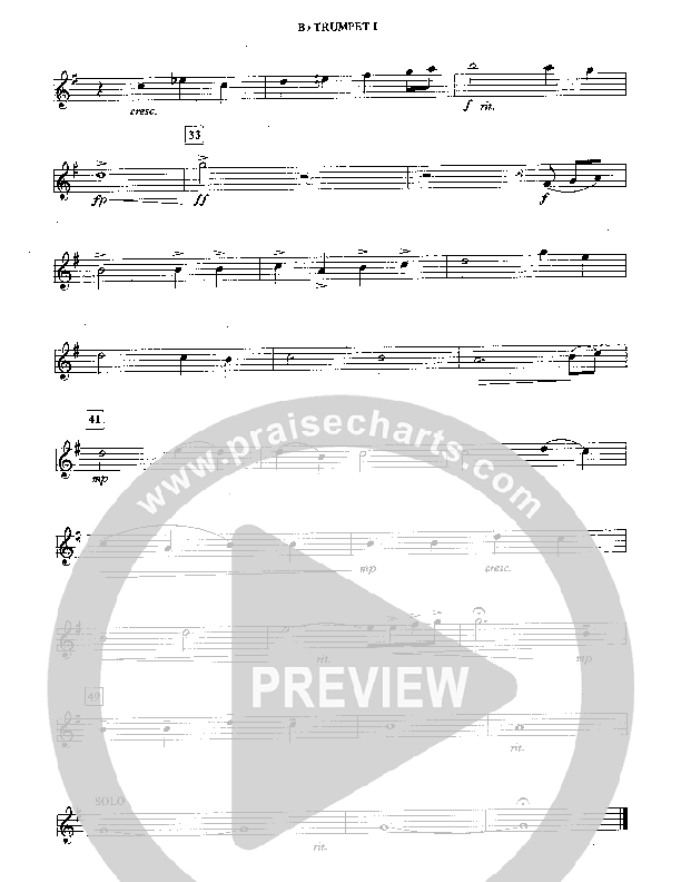 Fairest Lord Jesus (Instrumental) Trumpet 1 (Camp Kirkland)