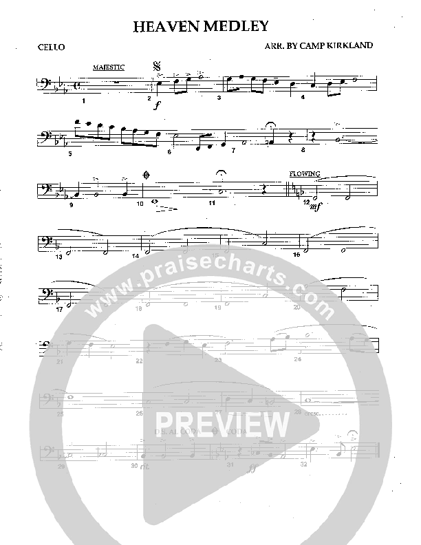Heaven Medley (Instrumental) Cello (Camp Kirkland)