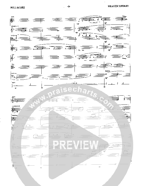 Heaven Medley (Instrumental) Conductor's Score (Camp Kirkland)