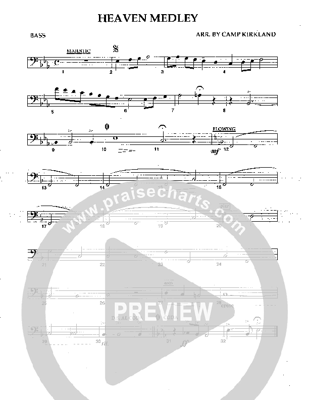 Heaven Medley (Instrumental) Double Bass (Camp Kirkland)