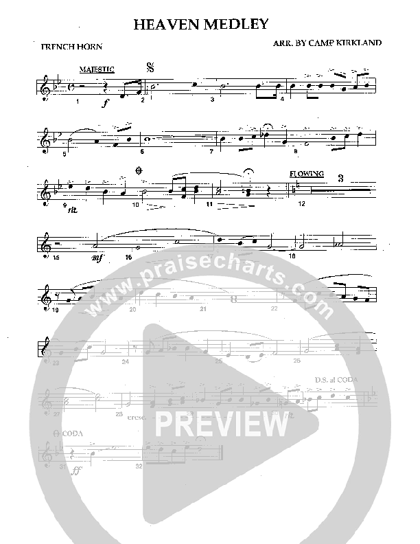 Heaven Medley (Instrumental) French Horn (Camp Kirkland)