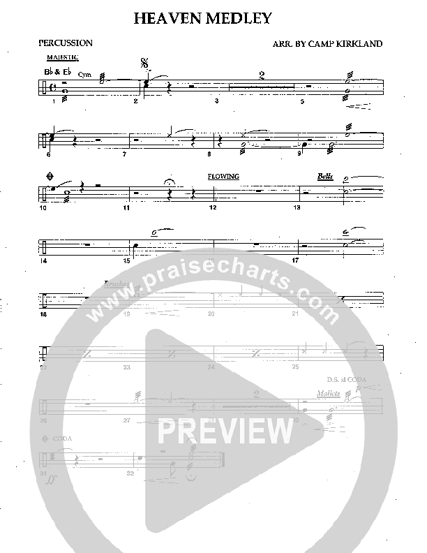 Heaven Medley (Instrumental) Percussion (Camp Kirkland)