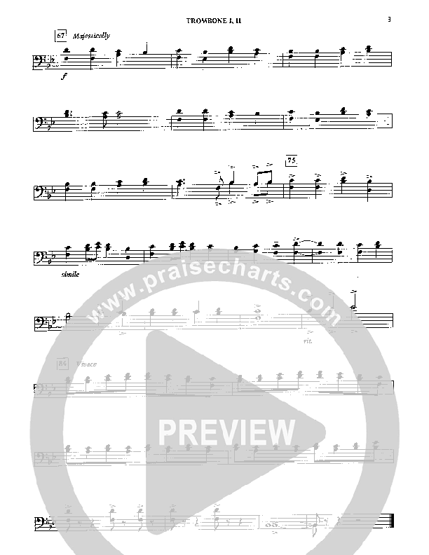 Joyful Joyful We Adore Thee (Instrumental) Trombone 1/2 (Camp Kirkland)