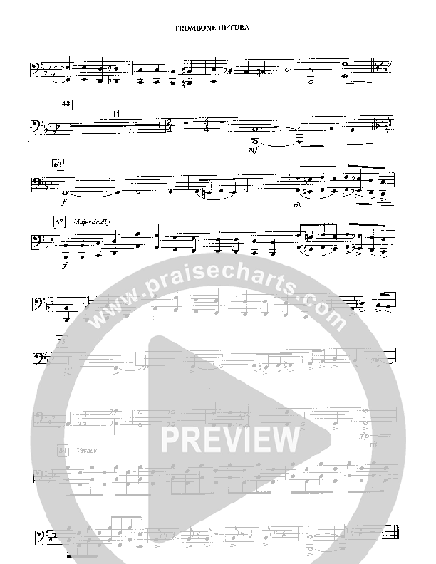 Joyful Joyful We Adore Thee (Instrumental) Trombone 3/Tuba (Camp Kirkland)