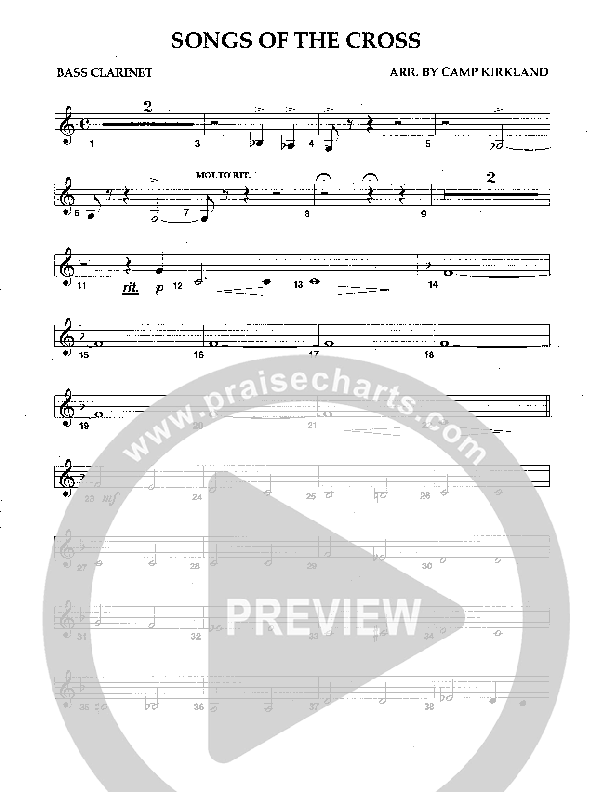 Songs Of The Cross Bass Clarinet (Camp Kirkland)