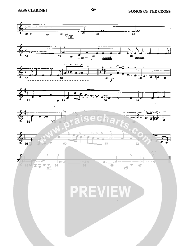 Songs Of The Cross Bass Clarinet (Camp Kirkland)