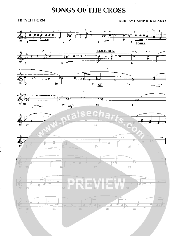 Songs Of The Cross French Horn (Camp Kirkland)