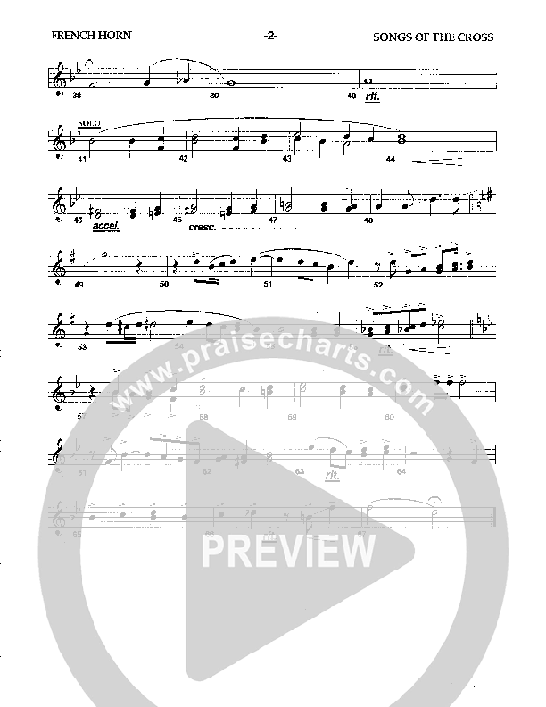 Songs Of The Cross French Horn (Camp Kirkland)