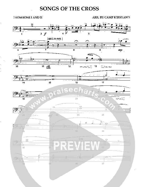 Songs Of The Cross Trombone 1/2 (Camp Kirkland)