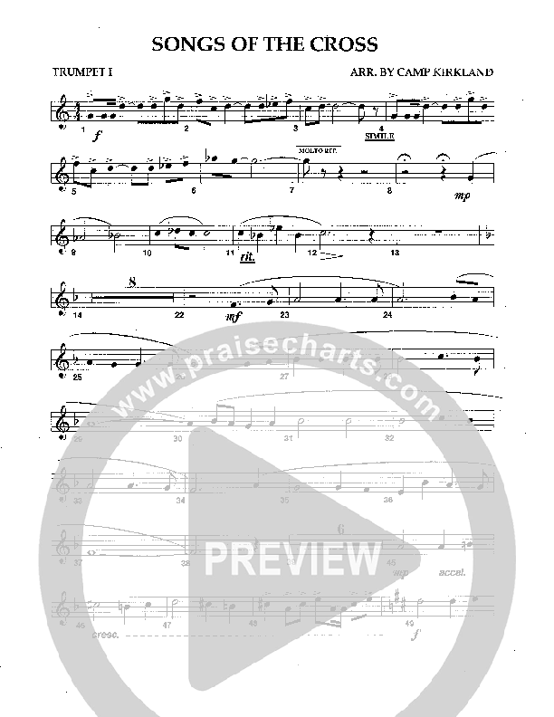 Songs Of The Cross Trumpet 1 (Camp Kirkland)