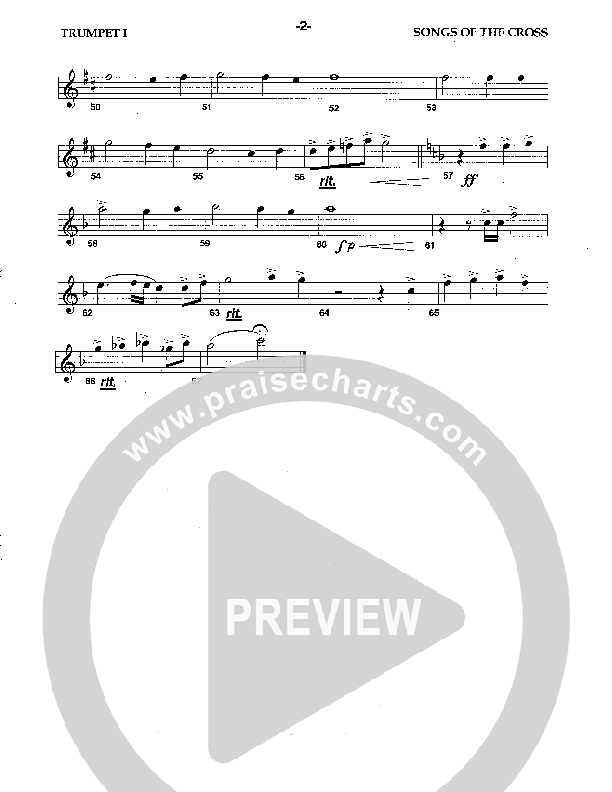 Songs Of The Cross Trumpet 1 (Camp Kirkland)