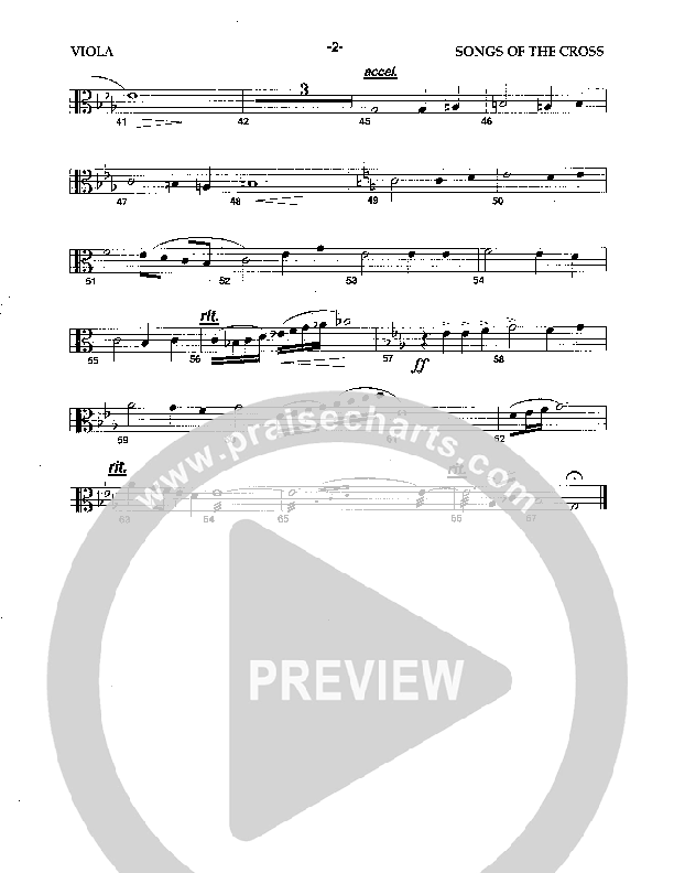 Songs Of The Cross Viola (Camp Kirkland)