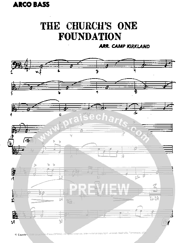 The Church's One Foundation Double Bass (Camp Kirkland)