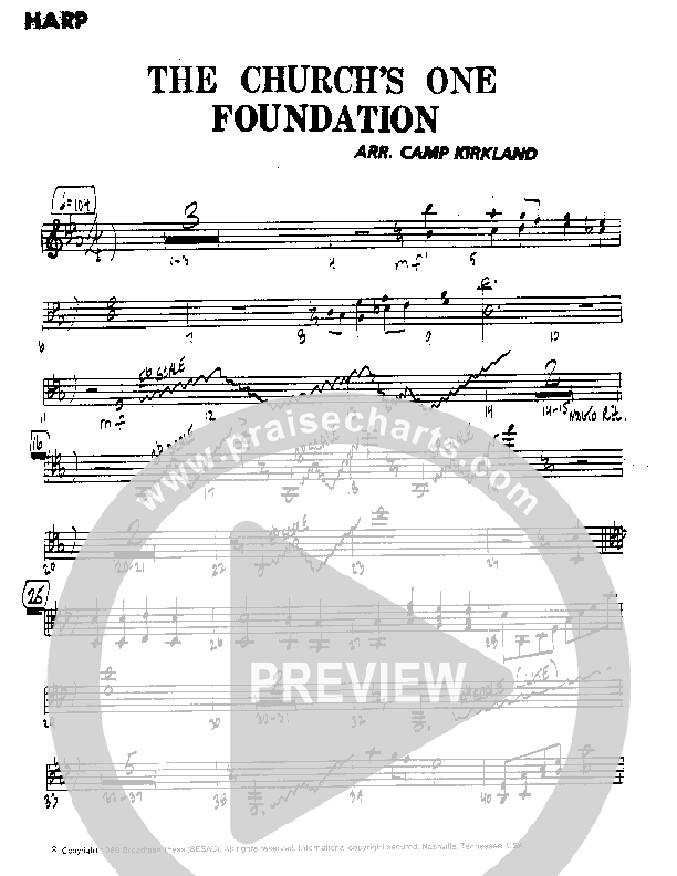 The Church's One Foundation Harp (Camp Kirkland)