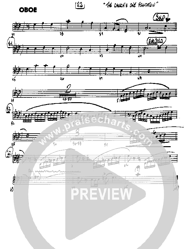 The Church's One Foundation Oboe (Camp Kirkland)