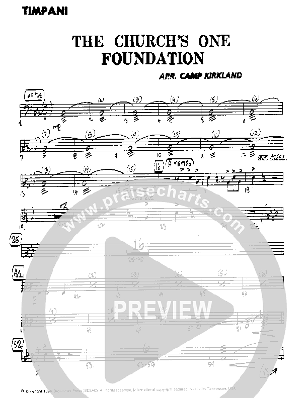 The Church's One Foundation Timpani (Camp Kirkland)