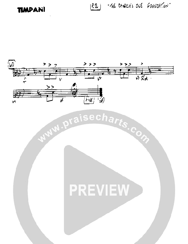 The Church's One Foundation Timpani (Camp Kirkland)