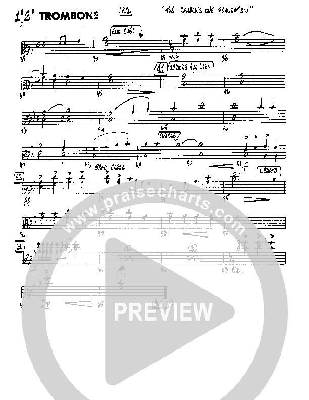 The Church's One Foundation Trombone 1/2 (Camp Kirkland)