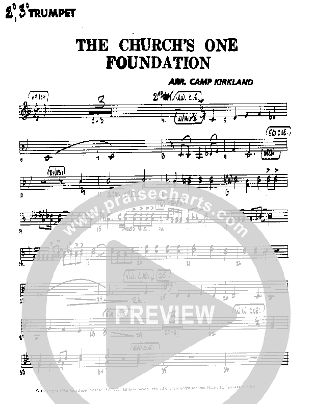 The Church's One Foundation Trumpet (Camp Kirkland)