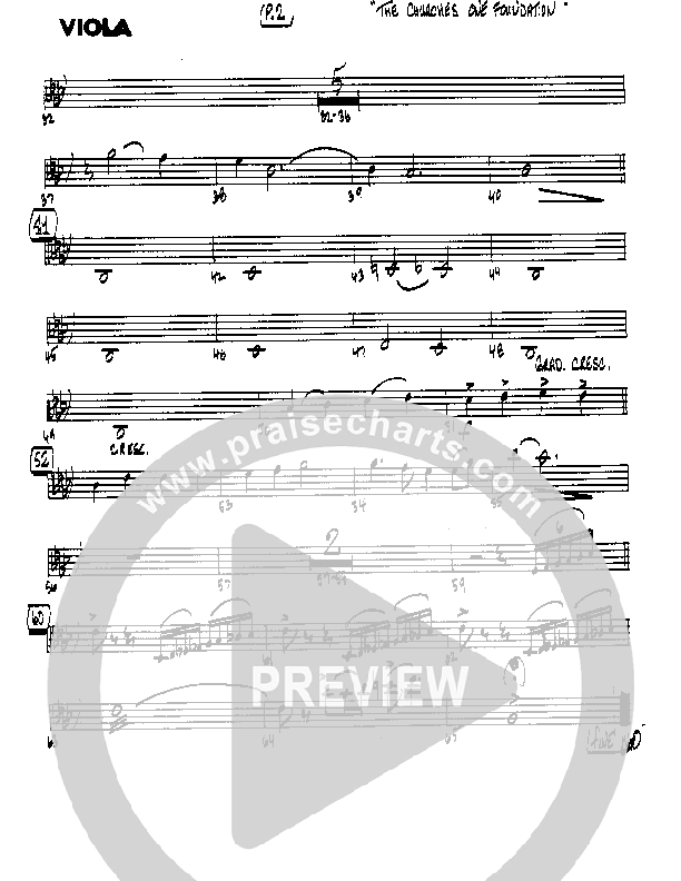 The Church's One Foundation Viola (Camp Kirkland)