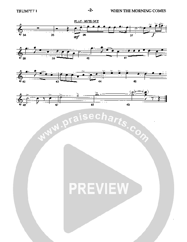 When The Morning Comes Trumpet 1 (Camp Kirkland)