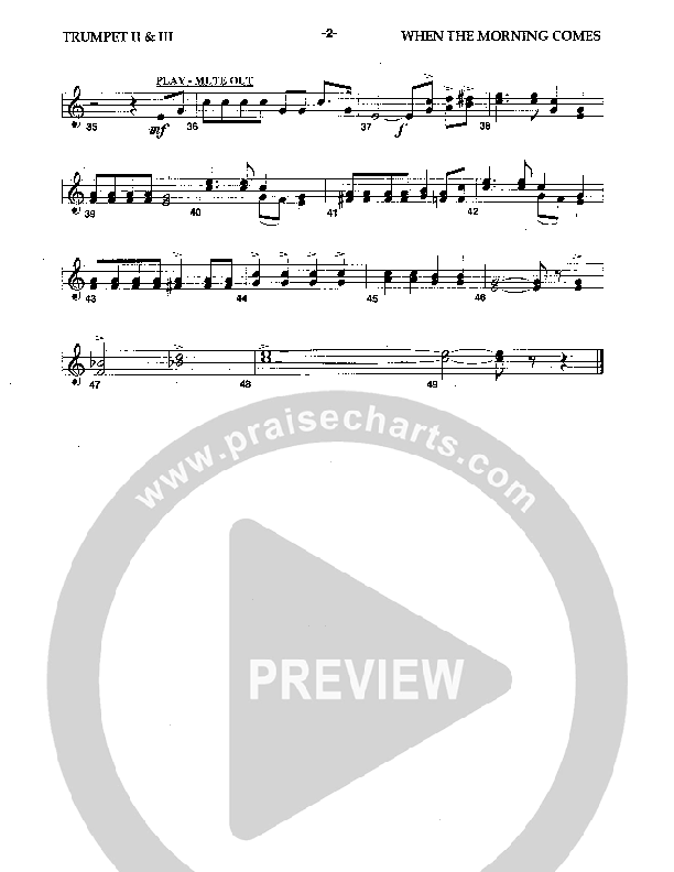 When The Morning Comes Trumpet 2/3 (Camp Kirkland)