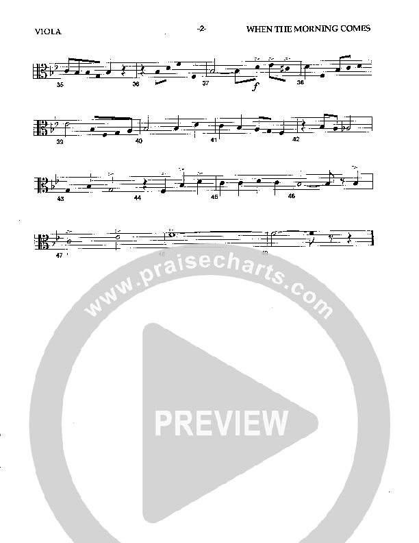 When The Morning Comes Viola (Camp Kirkland)