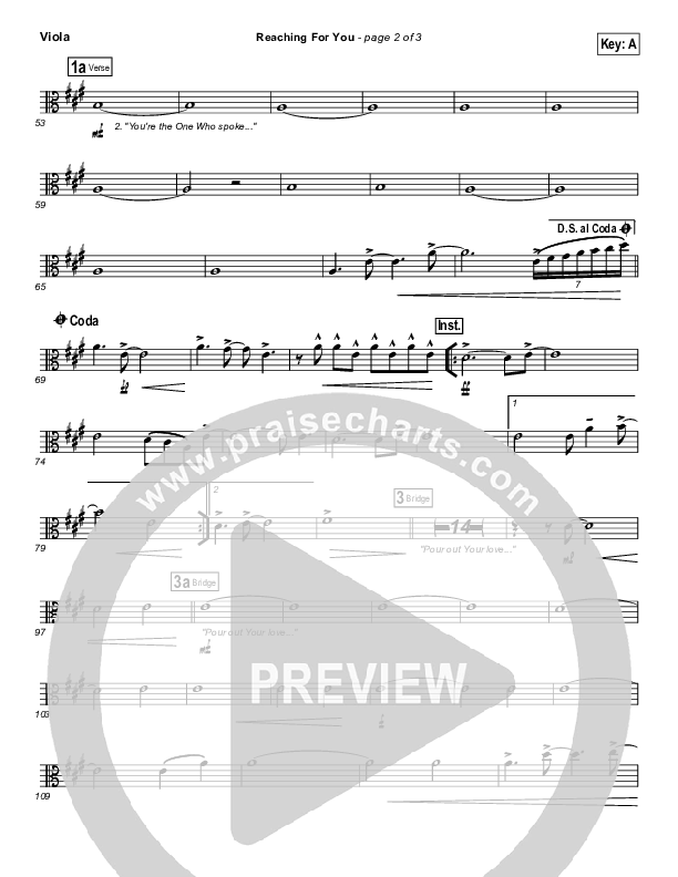 Reaching For You Viola (Lincoln Brewster)