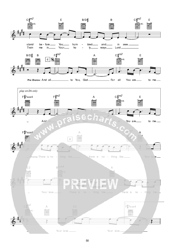 There Is Nothing Like Lead Sheet (Hillsong UNITED)