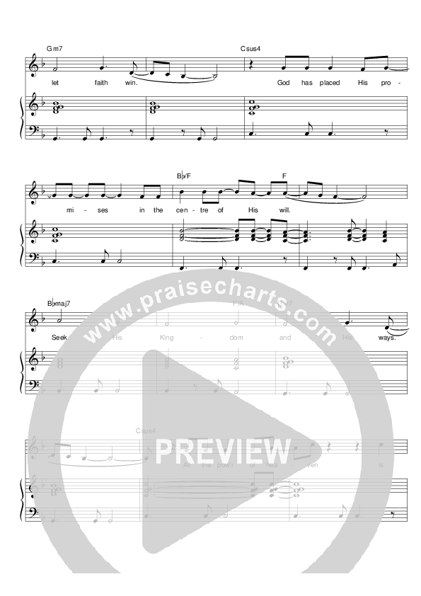 Yes And Amen Piano/Vocal & Lead (Hillsong Worship)