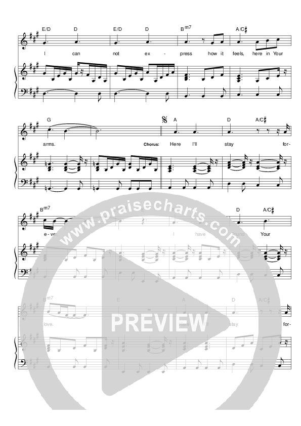 Stay Lead & Piano (Hillsong Worship)