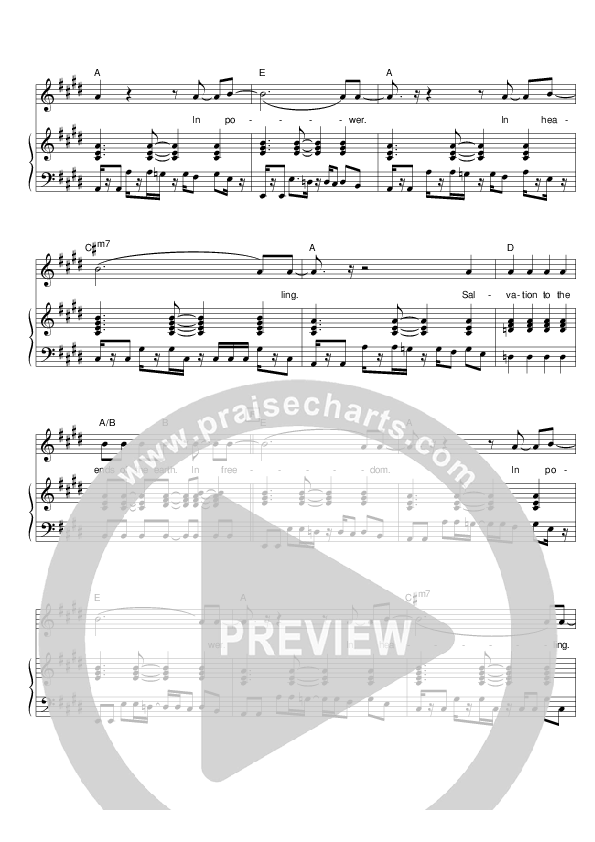 In Freedom Lead & Piano (Hillsong Worship)