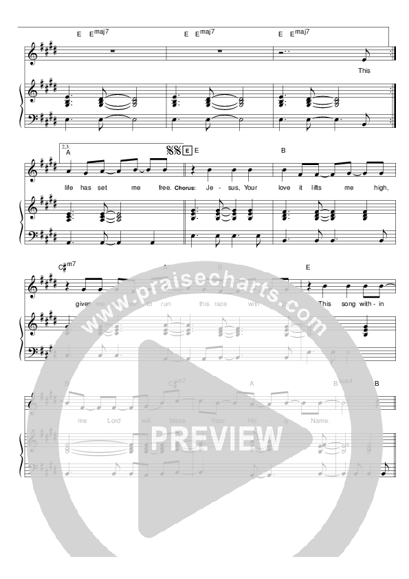 Free To Dance Piano/Vocal & Lead (Hillsong Worship)