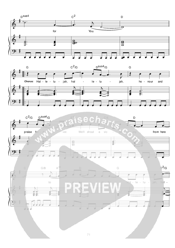 Here To Eternity Lead & Piano (Hillsong Worship)