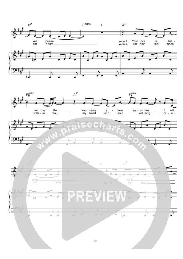 Glorious Lead & Piano (Hillsong Worship)