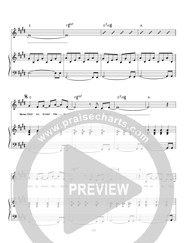 God So Loved Piano/Vocal & Lead (Hillsong Worship)