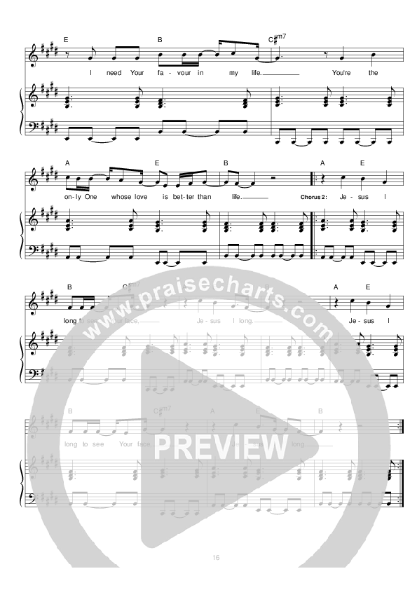 Jesus I Long Lead & Piano (Hillsong UNITED)